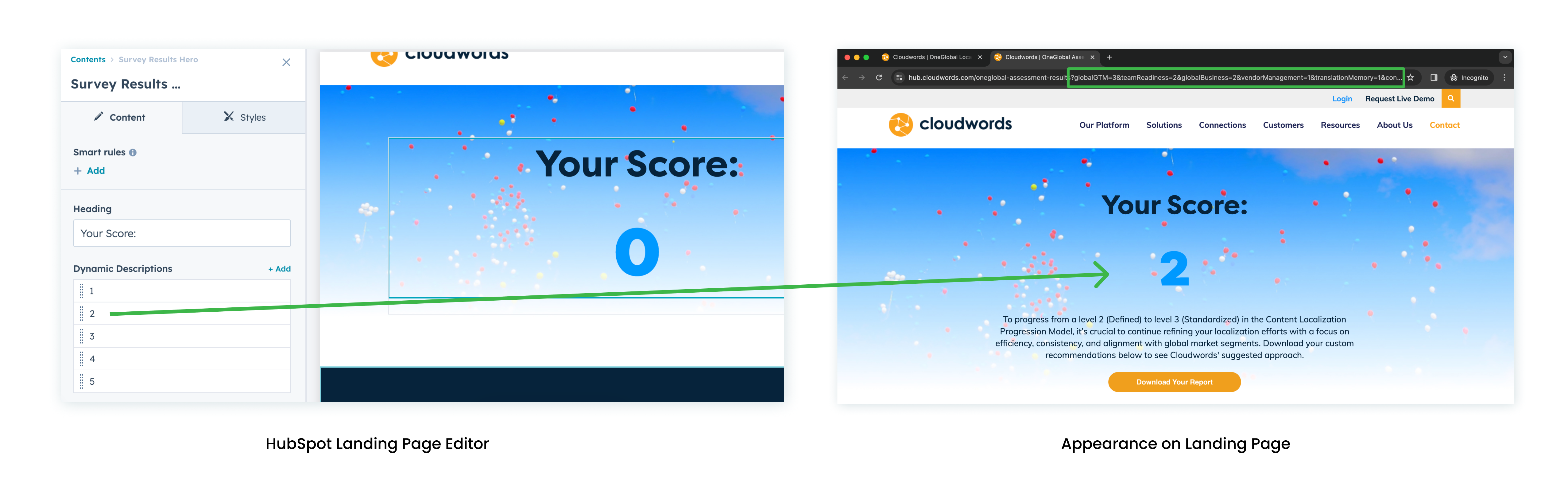 Custom Landing Page