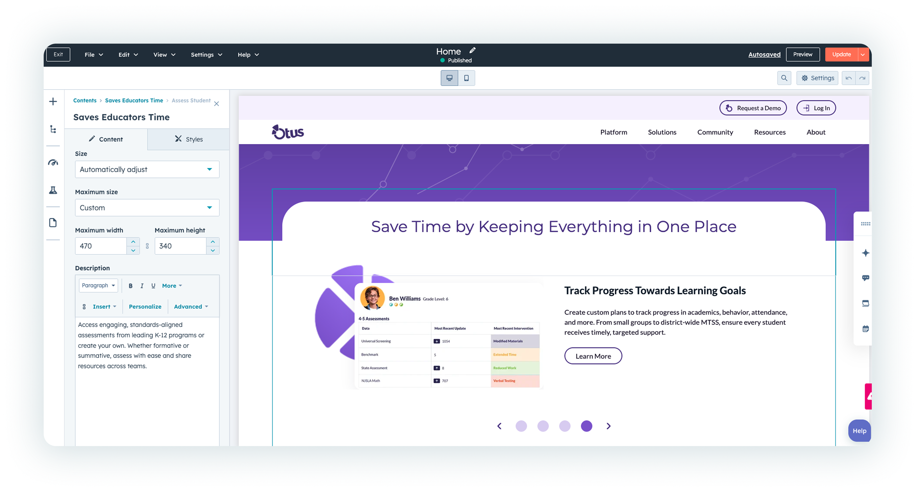 Otus HubSpot Backend